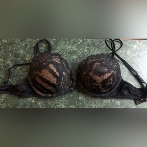 Victoria's Secret Padded Black Lace Bra
